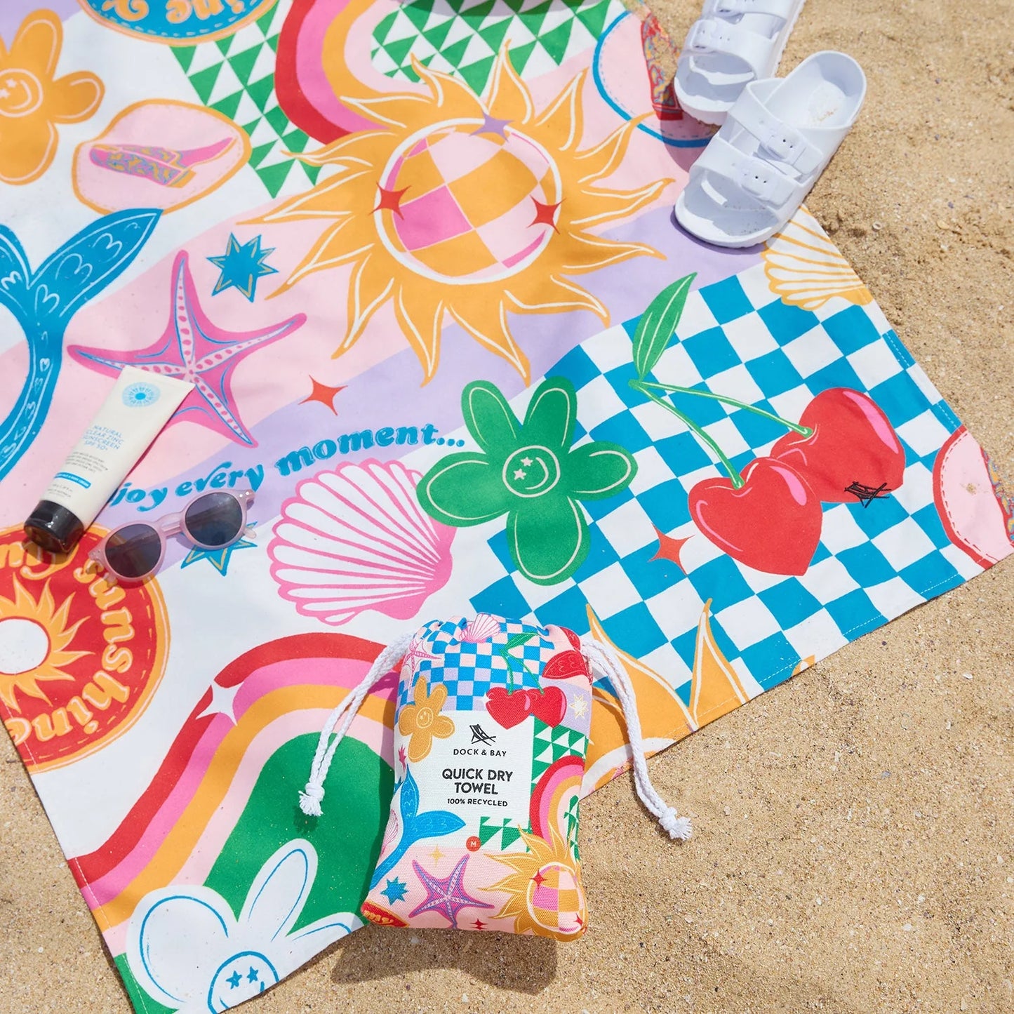 Good Vibes Club Quick Dry Beach Towel