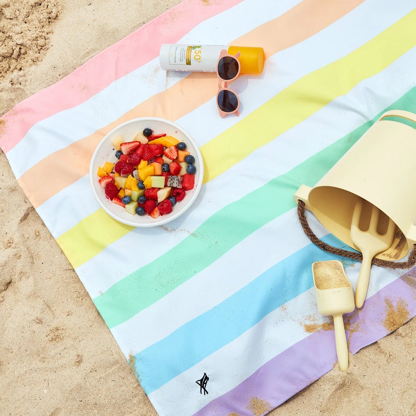 Unicorn Waves Quick Dry Beach Towel
