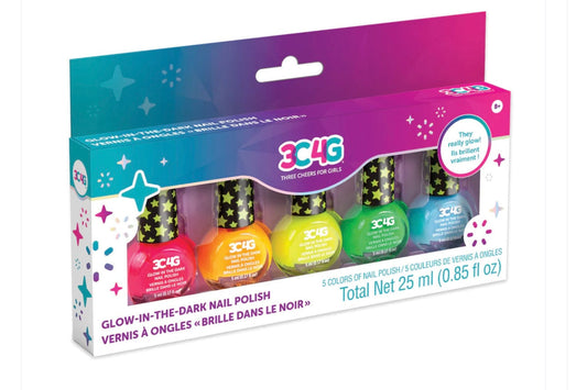 3C4G Glow in the Dark Nail Polish Set