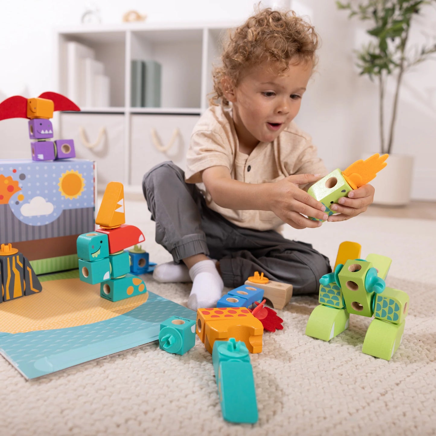 Blockables Dinosaur Play Set