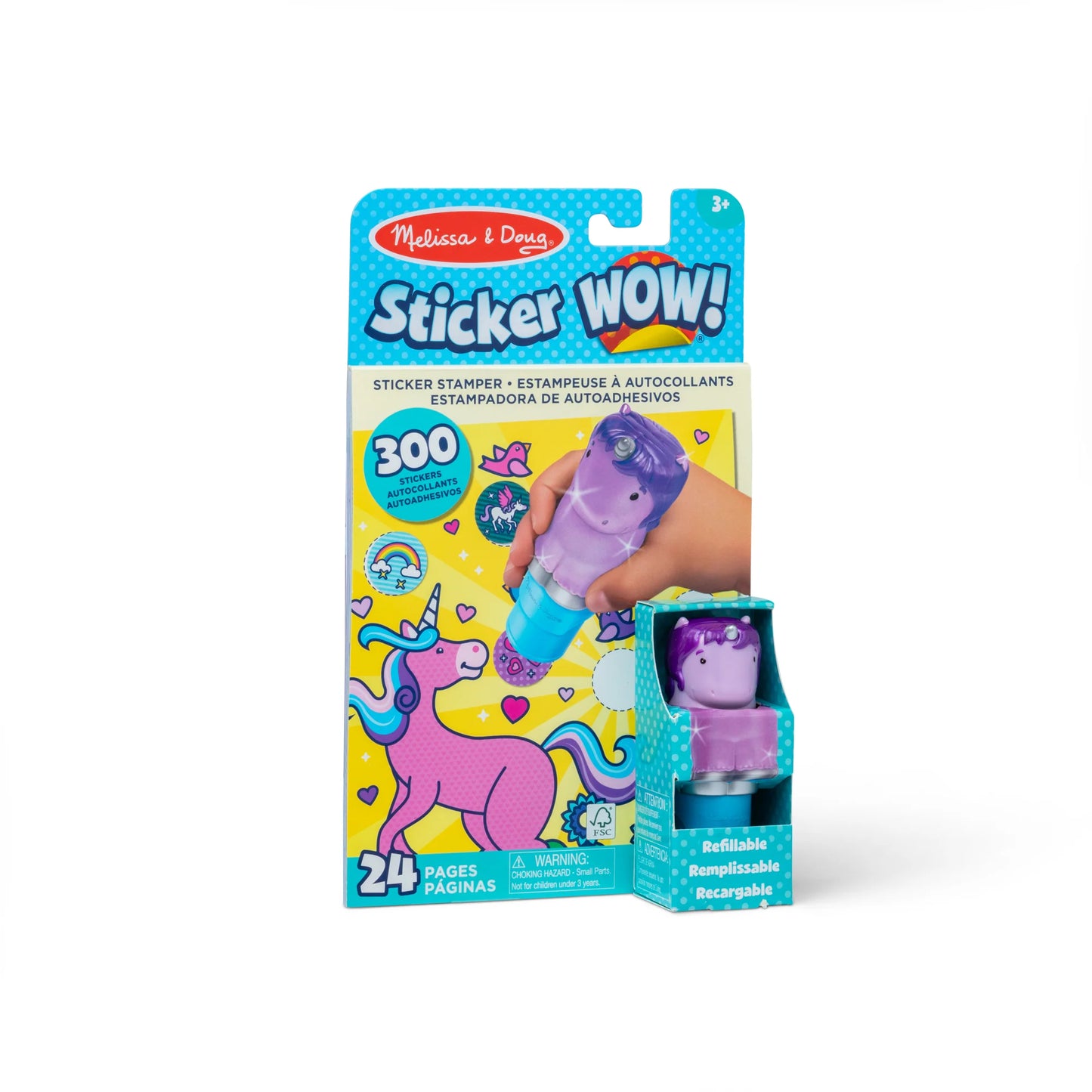 Sticker Wow Purple Unicorn Activity Pad & Sticker Stamper