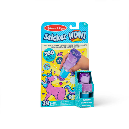 Sticker Wow Purple Unicorn Activity Pad & Sticker Stamper
