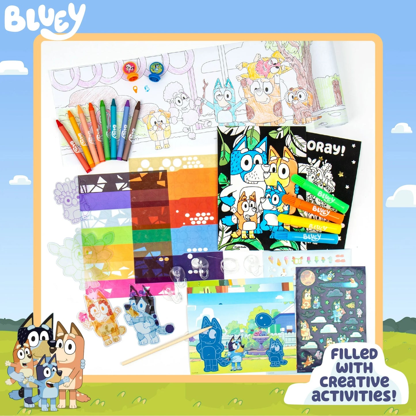 Bluey Ultimate Art Activity Backpack Kit