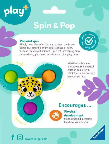 Play+ Spin & Pop Leopard
