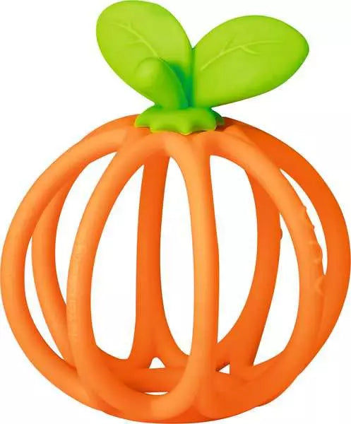 Play+ Orange Sensory Teething Ball