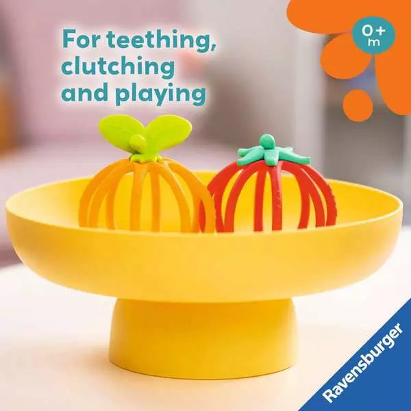 Play+ Orange Sensory Teething Ball