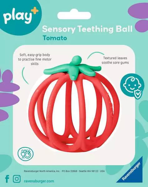 Play+ Tomato Sensory Teething Ball