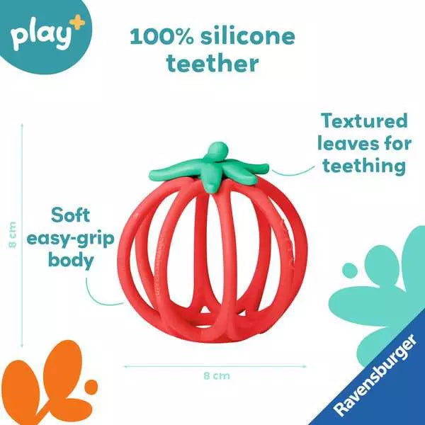 Play+ Tomato Sensory Teething Ball