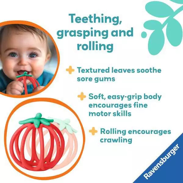 Play+ Tomato Sensory Teething Ball
