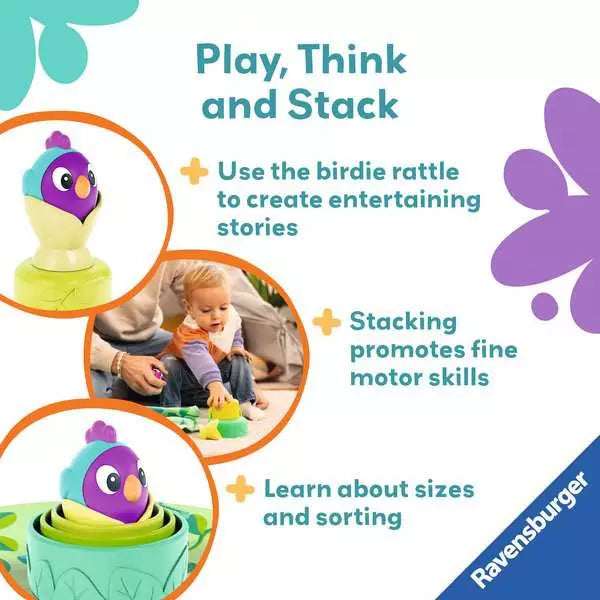 Play+ Bird's Nest Stacking Cups