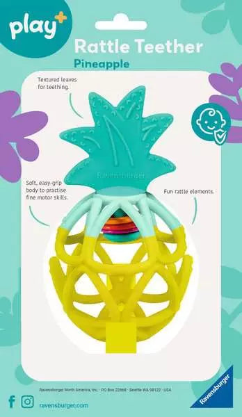 Play+ Pineapple Rattle Teether