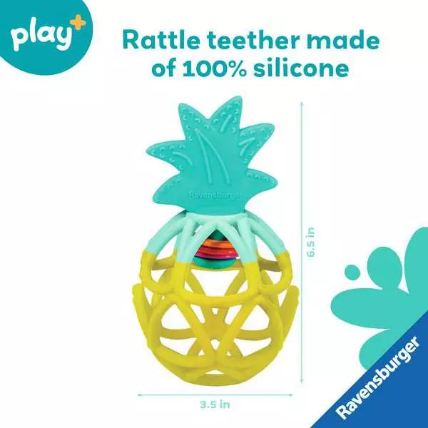 Play+ Pineapple Rattle Teether