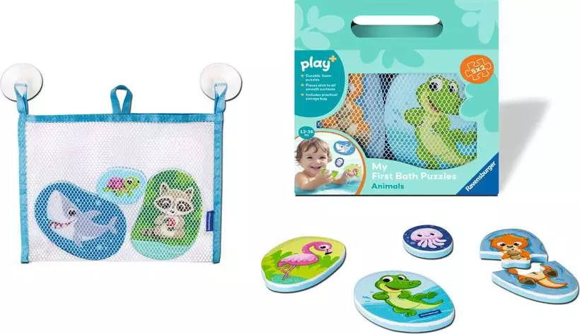 Play+ Animals My First Bath Puzzles