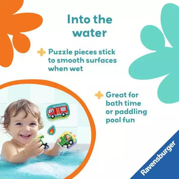Play+ Vehicles My First Bath Puzzles
