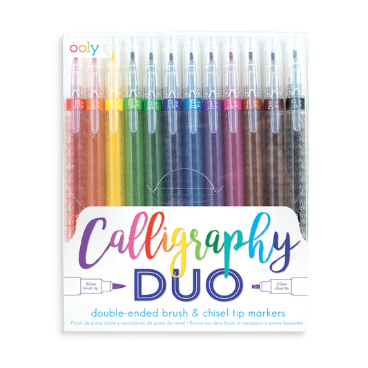 Calligraphy Duo Brush and Chisel Tip Markers