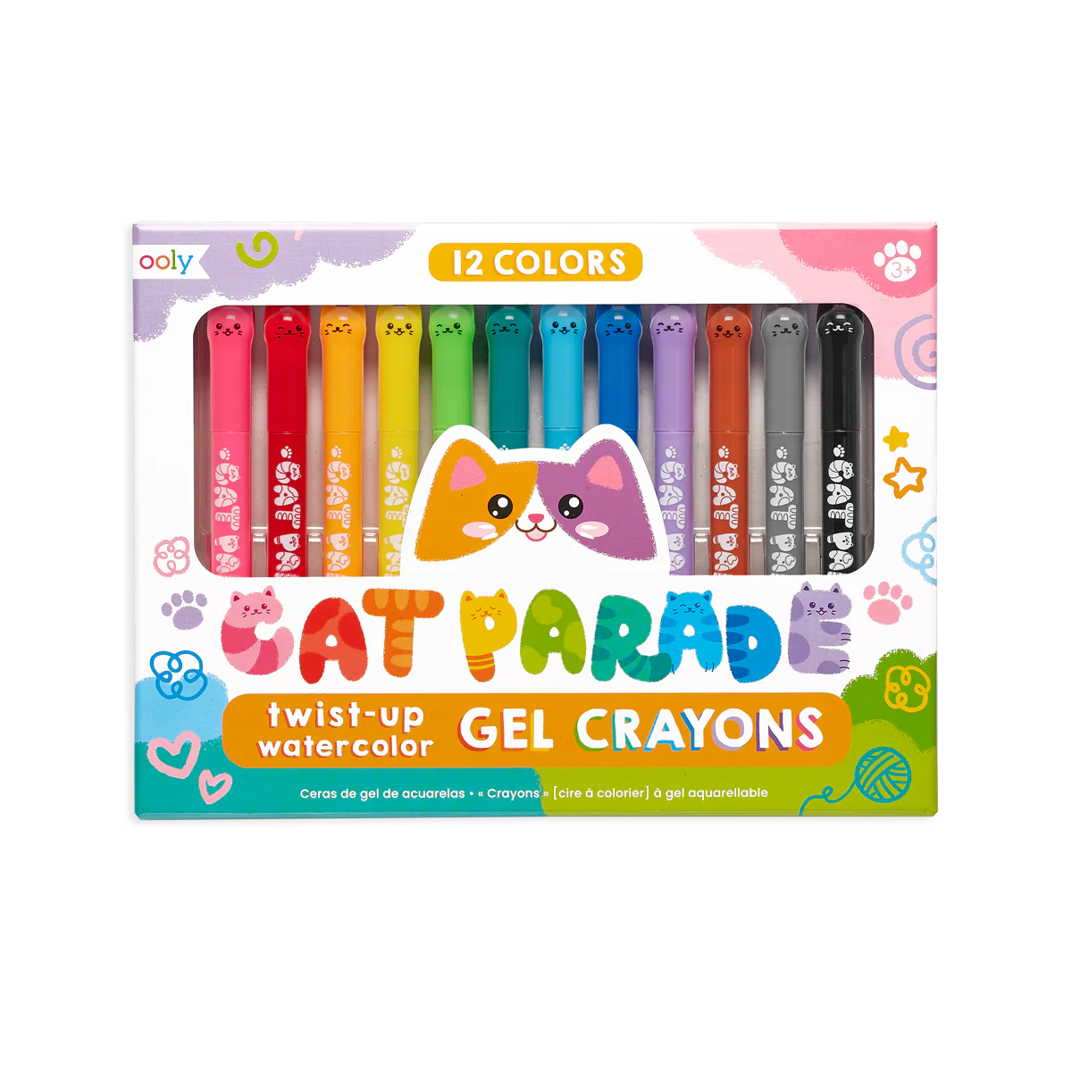 Cat Parade Water Color Crayons