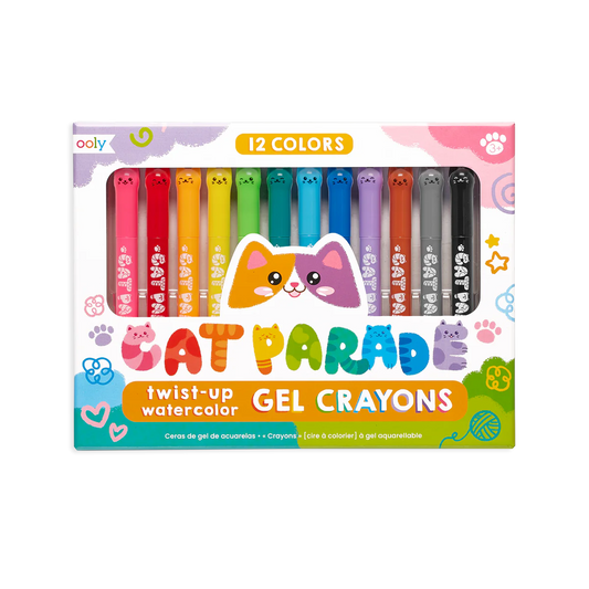 Cat Parade Water Color Crayons