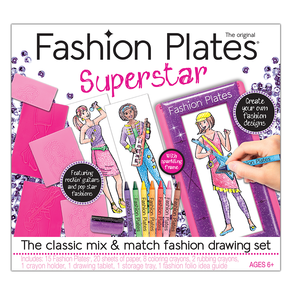 Superstar Fashion Plates Set