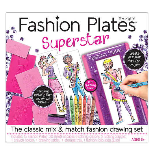 Superstar Fashion Plates Set