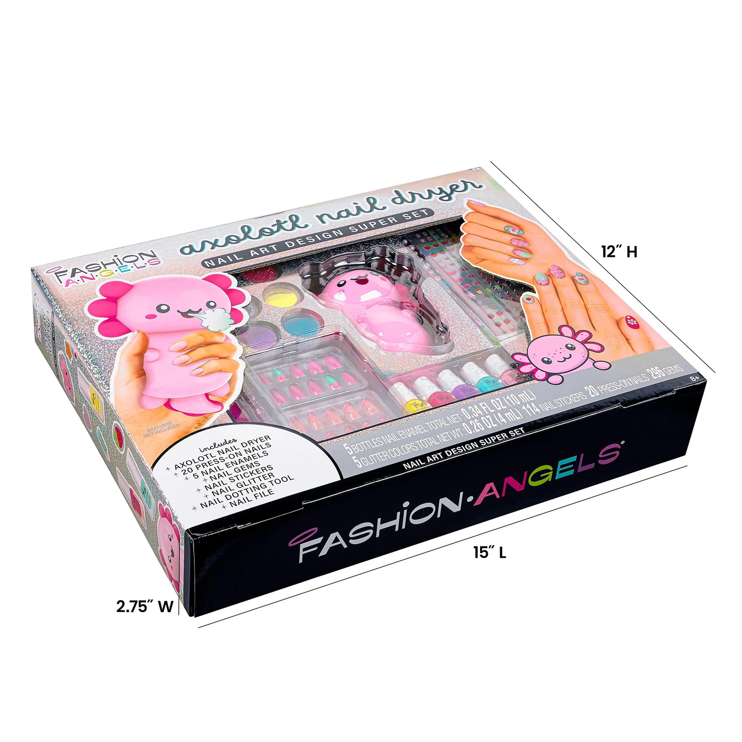 Axolotl Nail Dryer Art Kit