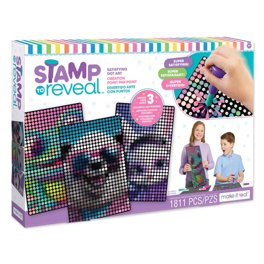 Stamp To Reveal 3 Pack Dot Art