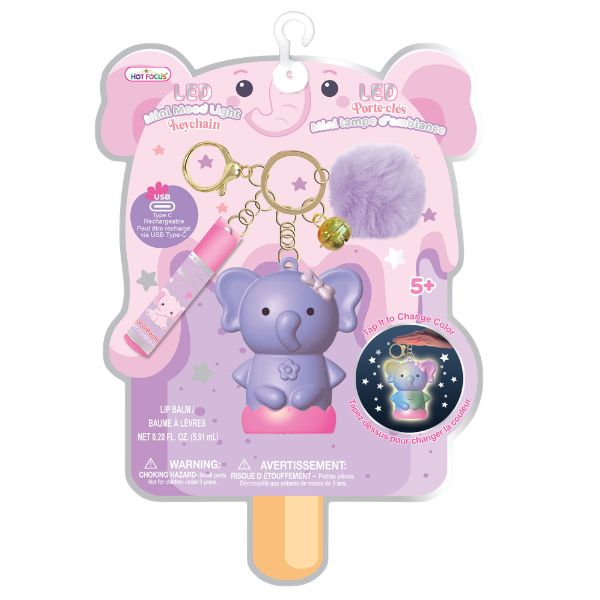 Elephant Mini Mood Light Keychain