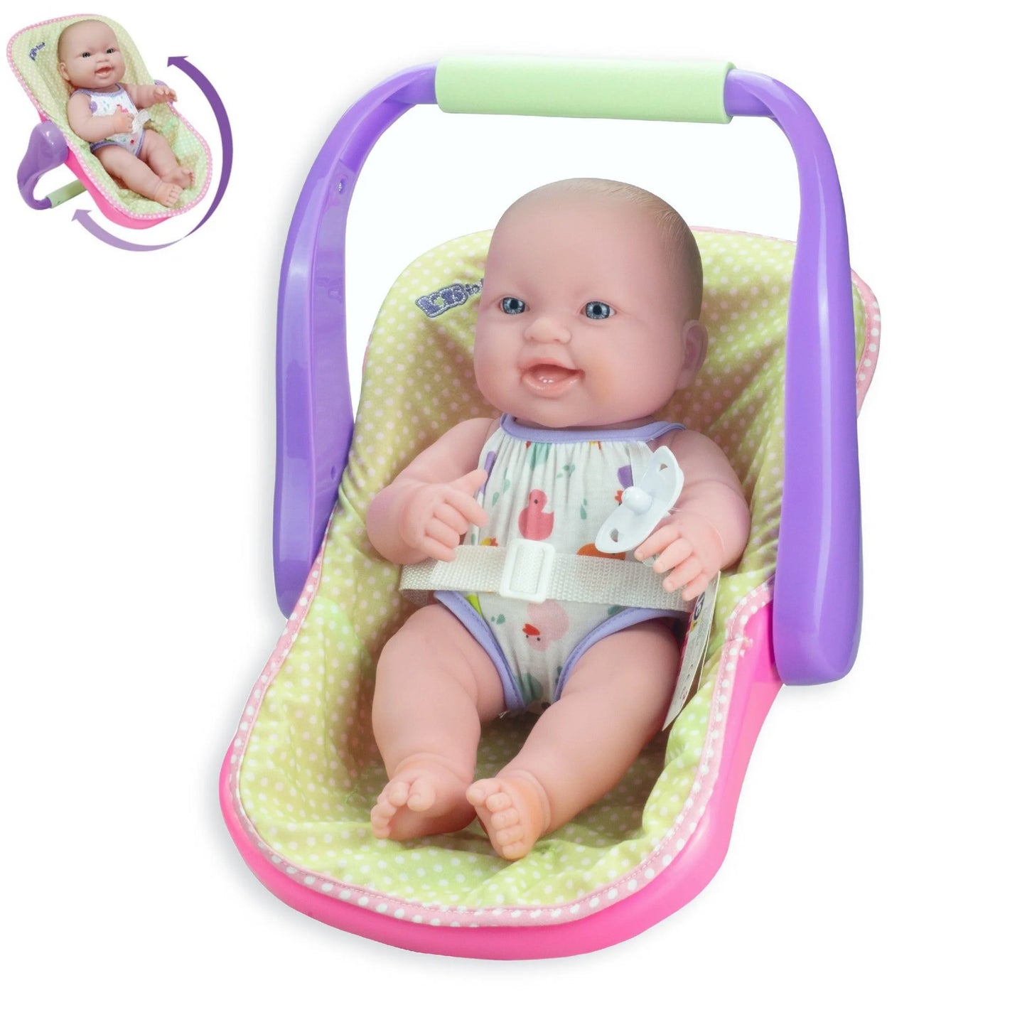 Lots to Love Baby Doll 14" with Adjustable Carrier Set