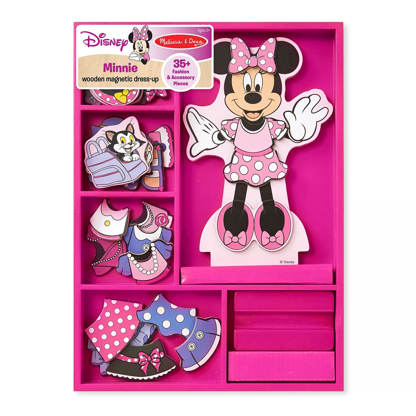 Minnie Mouse Wooden Magnetic Dress-Up