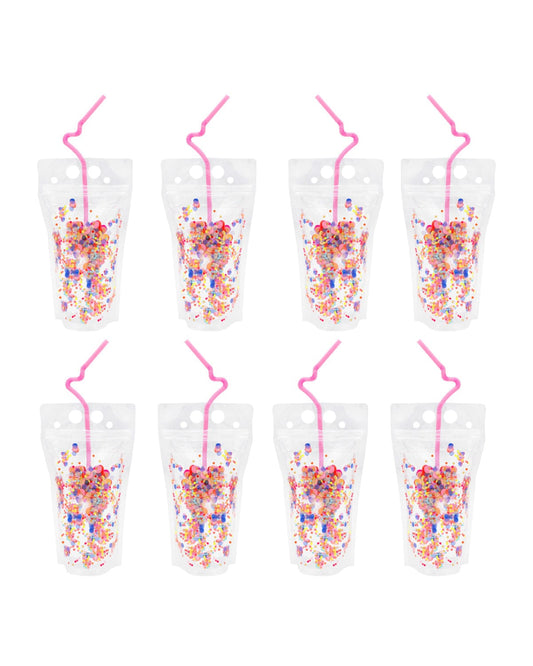 Bring On The Fun Reusable Drink/Snack Pouches