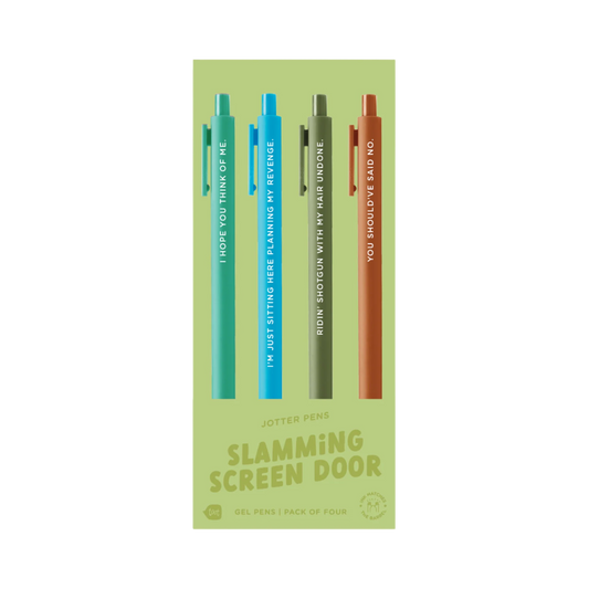 Slamming Screen Door Swiftie Jotter Pens Set