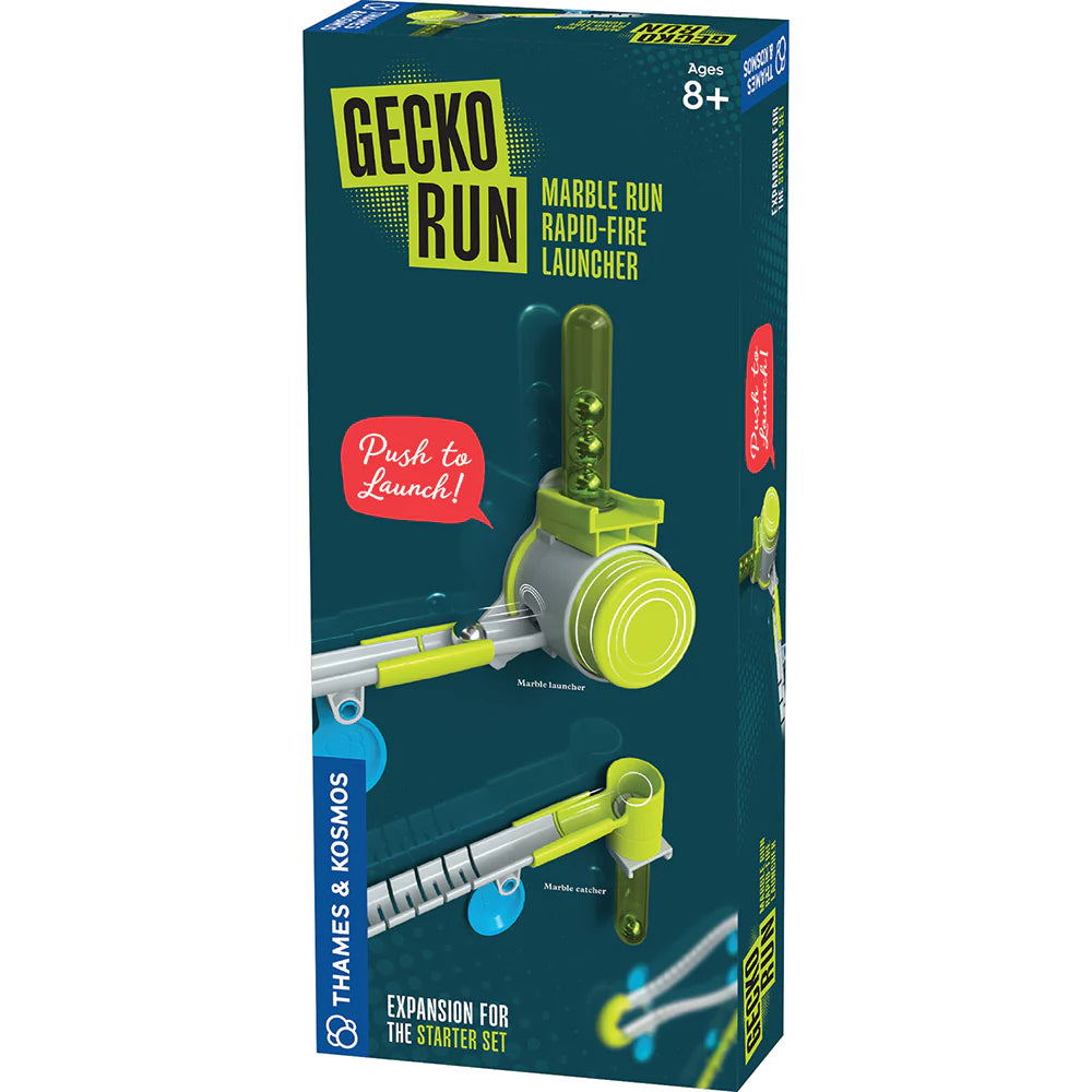 Gecko Run Marble Run Rapid-Fire Launcher Expansion Pack