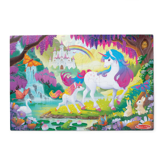 Glow-in-the-Dark Unicorn Floor Puzzle