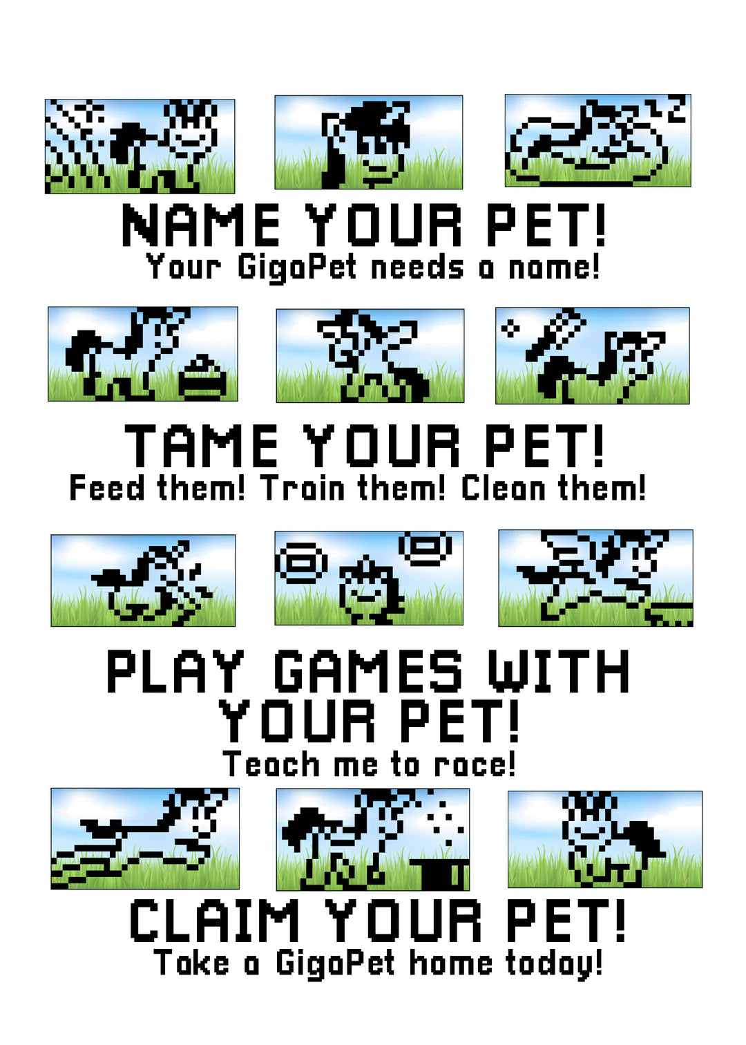 Virtual Unicorn GigaPets