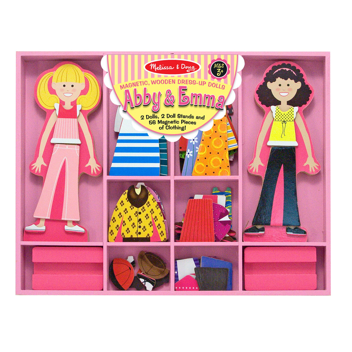 Abby and Emma Magnetic Pretend Play