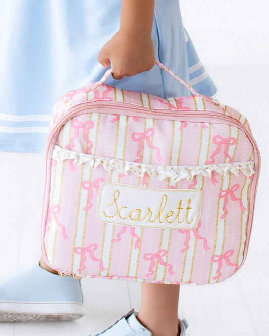 Sugar Bee Pink Bow Lunchbox