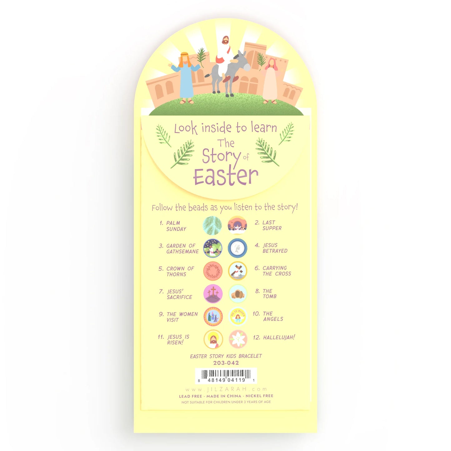 The Easter Story Kids Bracelet