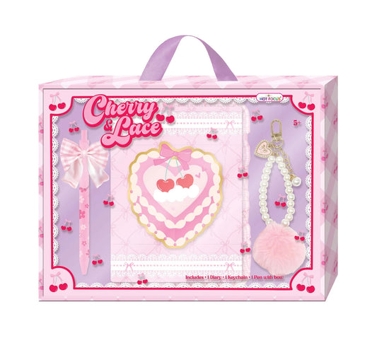 Cherry and Lace Journal Set