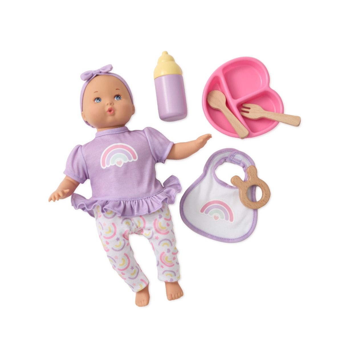 Sweet Baby Nursery Deluxe Feeding Wooden Accessory Set