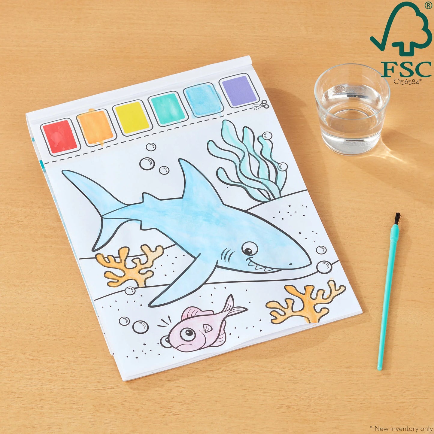 Paint With Water Activity Book Ocean
