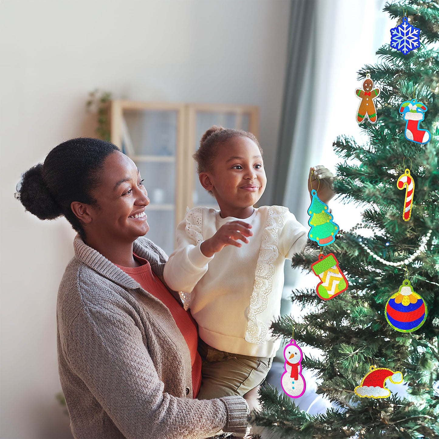 Christmas Ornament Foil Fun