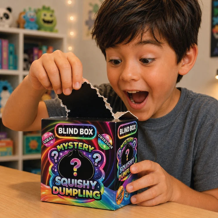 Blind Box Mystery Steamer Squishy Dumpling