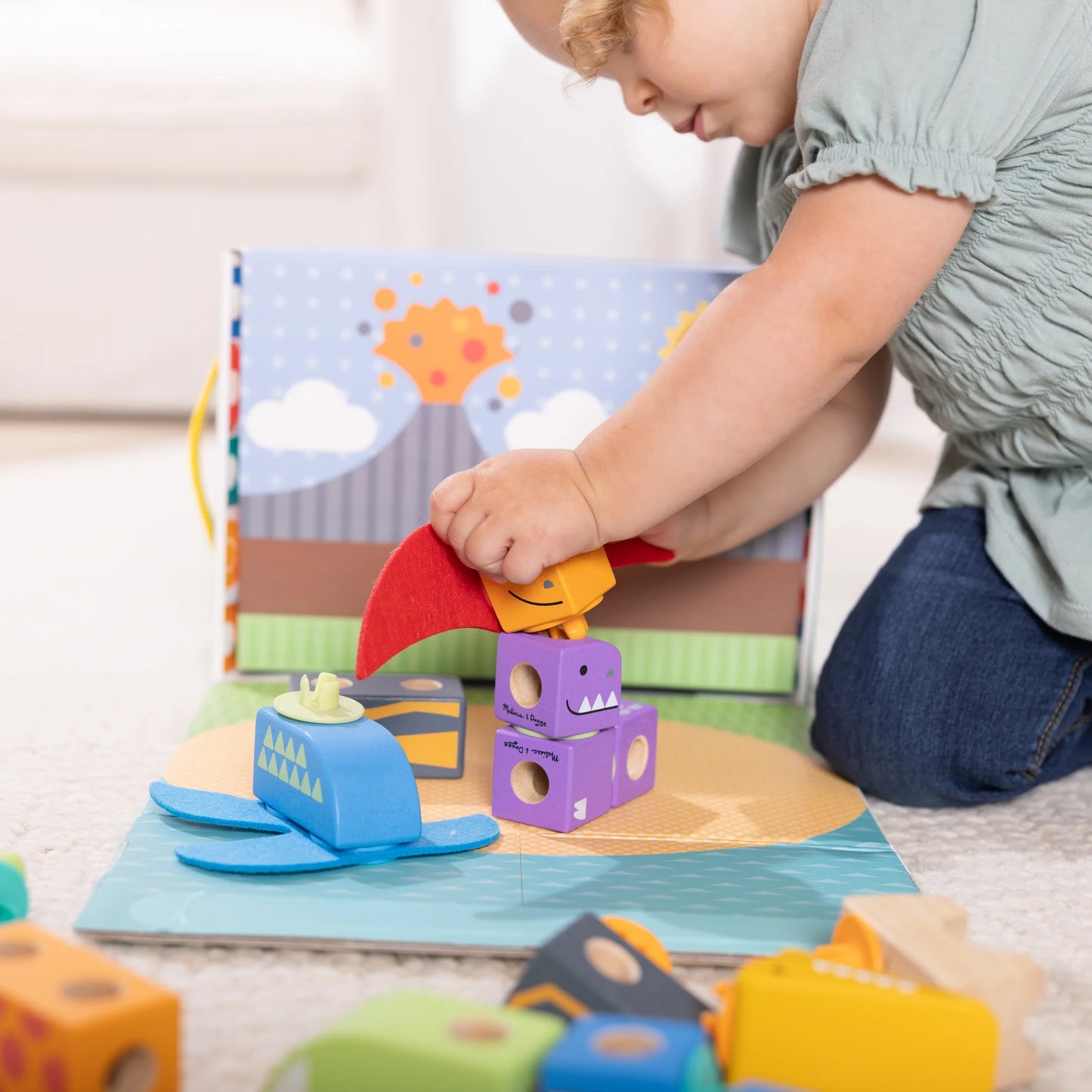Blockables Dinosaur Play Set
