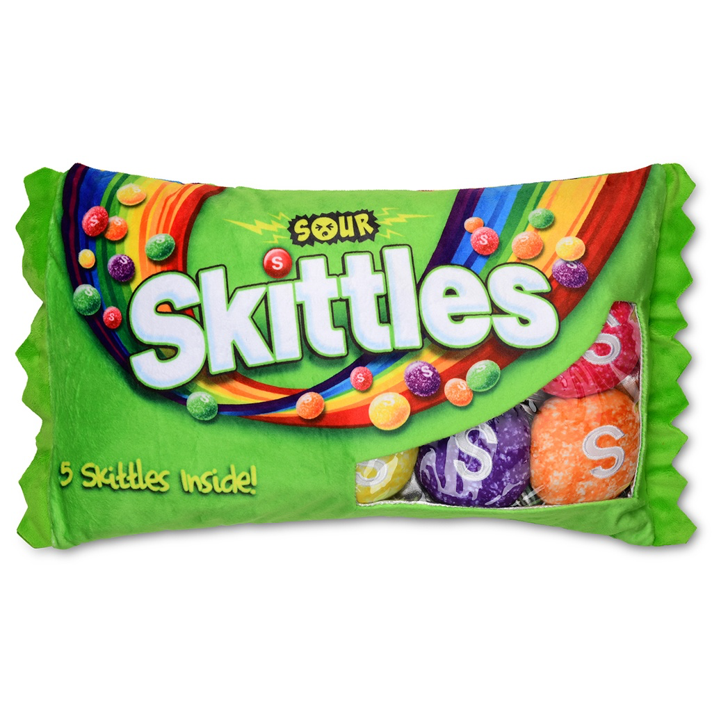 Sour Skittles Packaging Plush