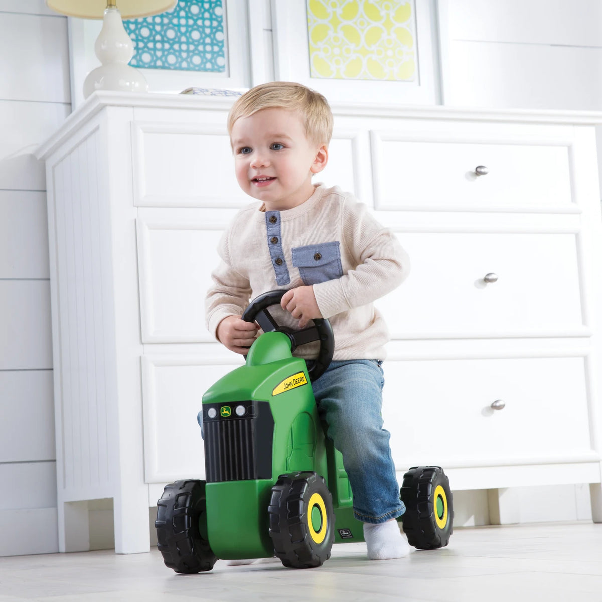 John Deere Sit-N-Scoot Tractor