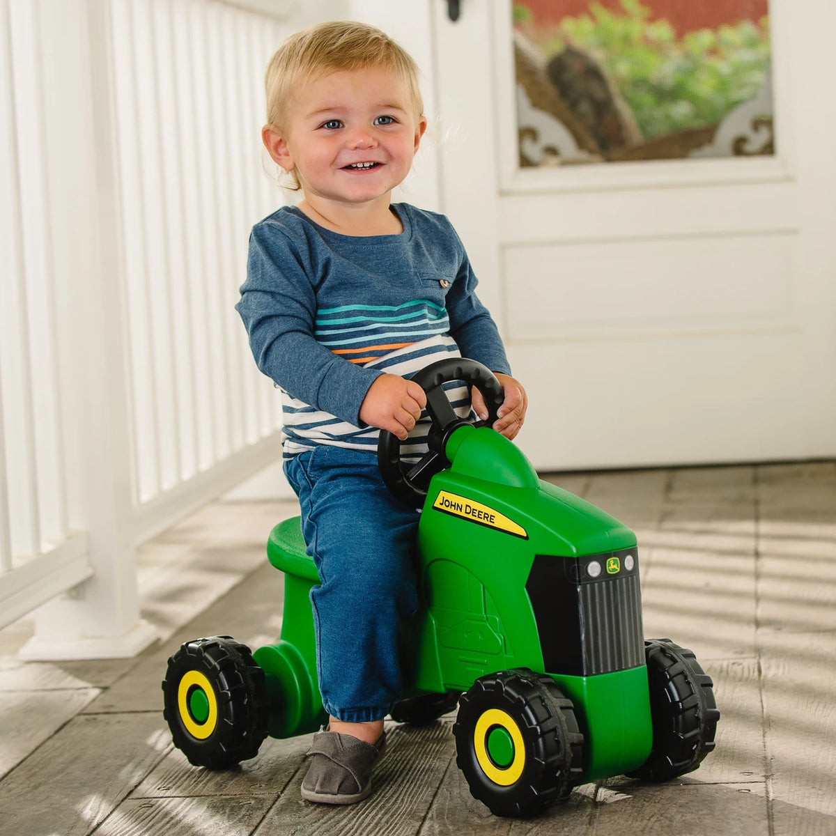 John Deere Sit-N-Scoot Tractor
