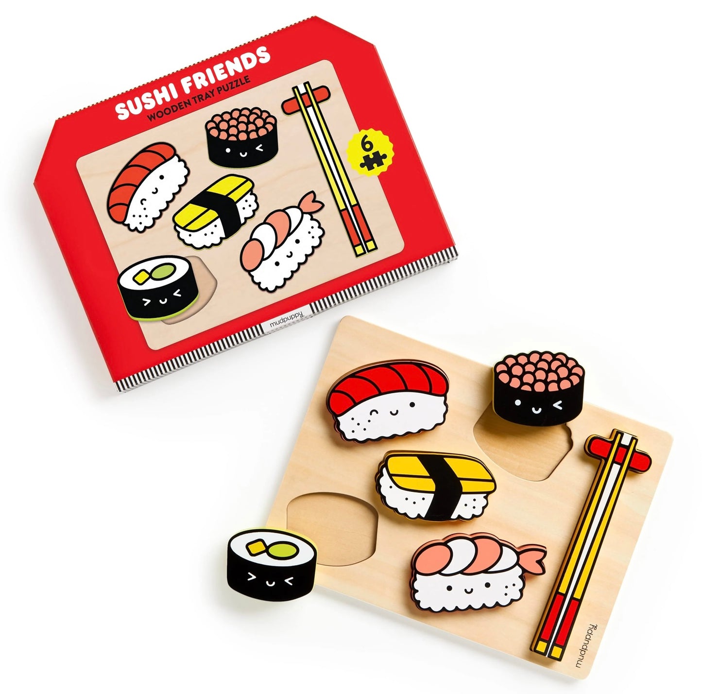 Sushi Friends Wooden Puzzle