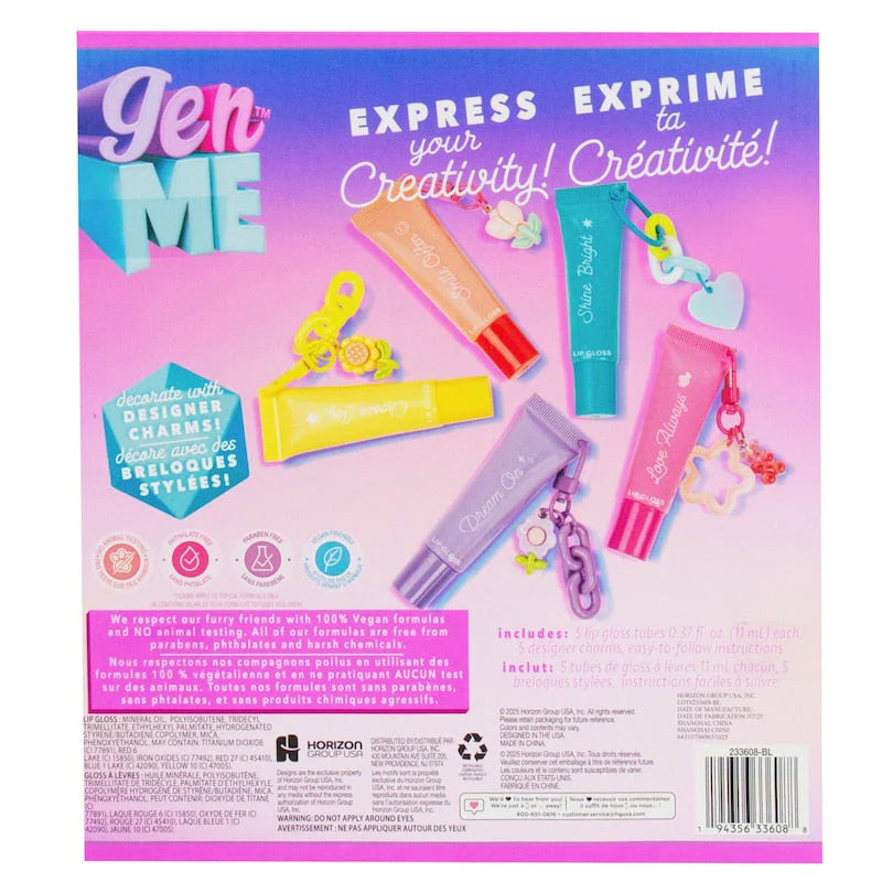 Gen Me Lip Gloss Charms Kit