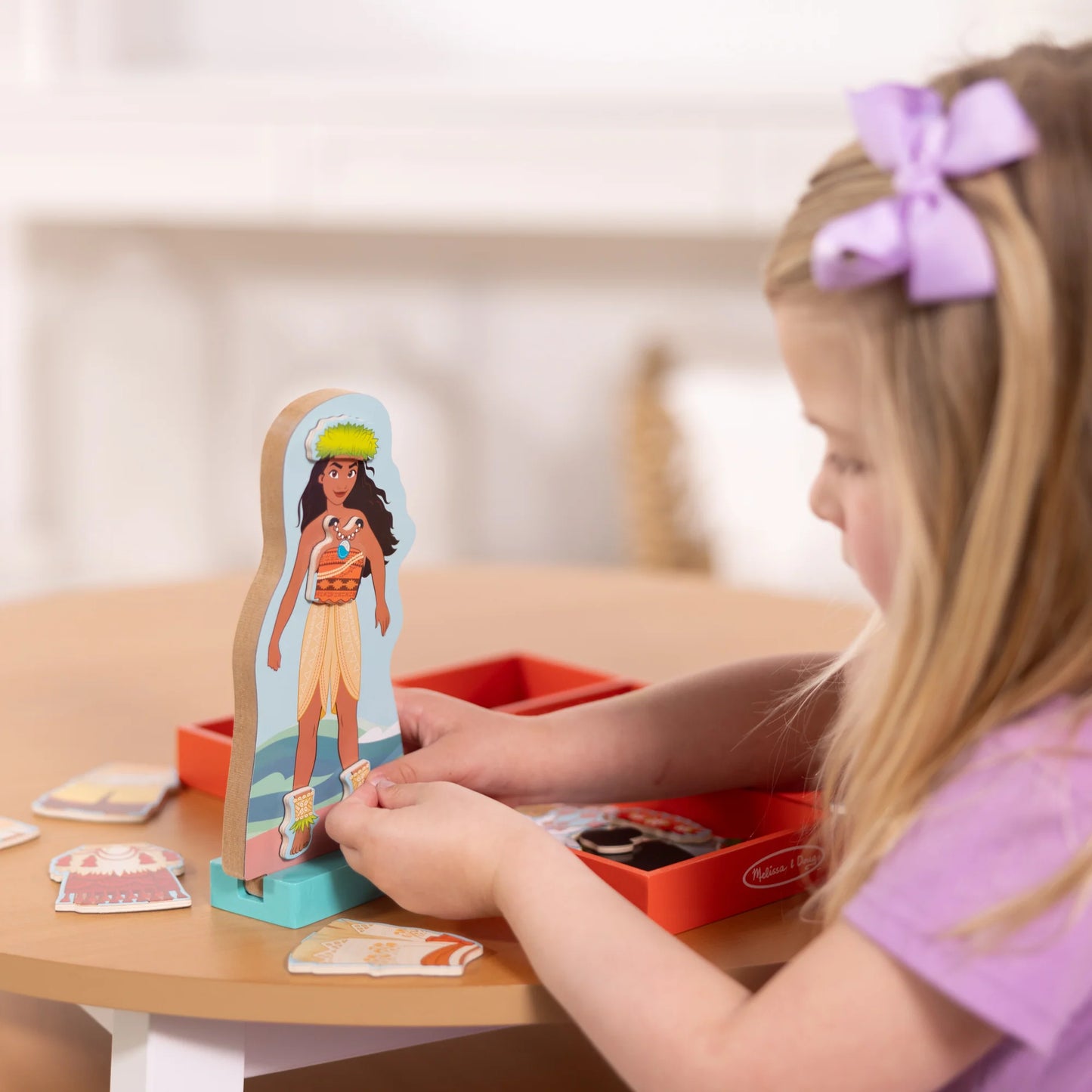Moana Wooden Magnetic Dress-Up