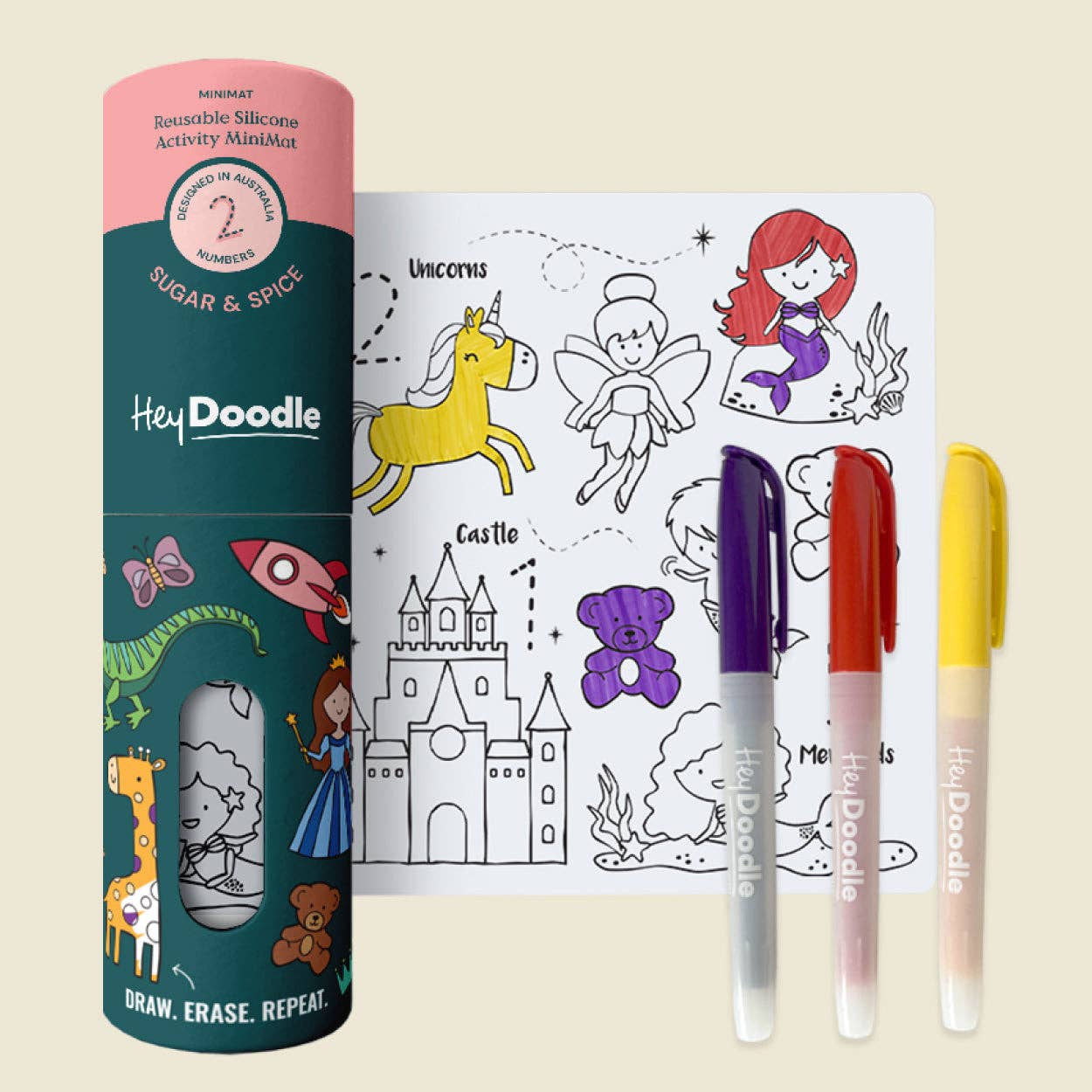 Sugar & Spice Mini Coloring & Doodle Mat
