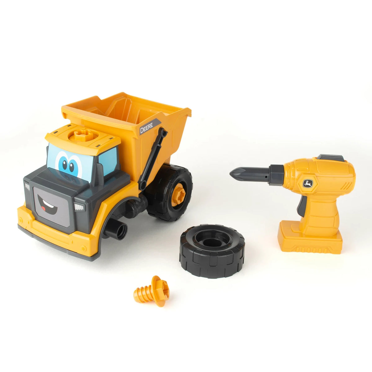 Build-A-Buddy John Deere Yellow Dump Truck